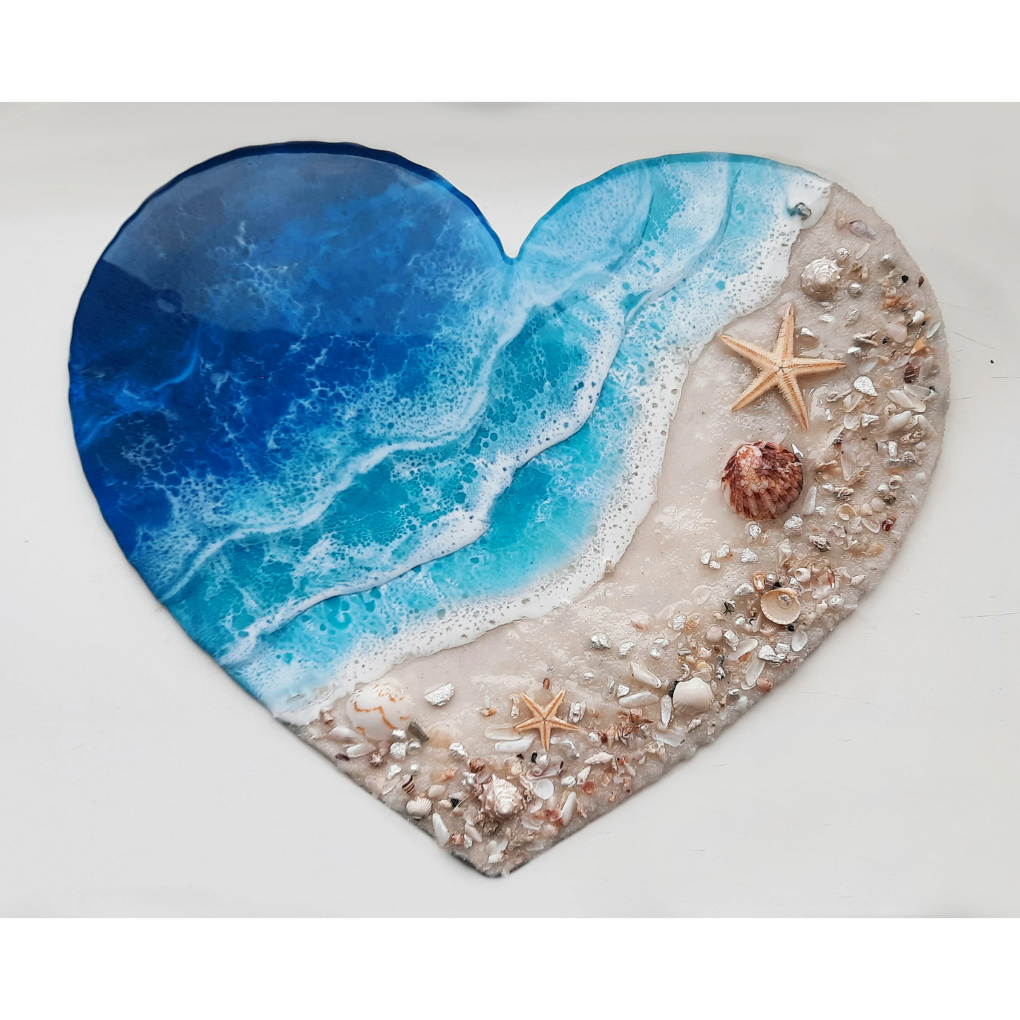 Resin Silicone Mould Heart 5 Inch