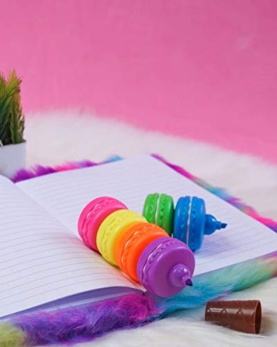 6 Colors Highlighter Marker Pen Chisel Tip for Students