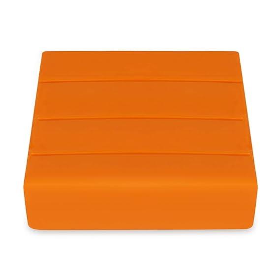57 Grams (10 Orange) Polymer Clay Oven Bake for Jewlery Making Elastico Series