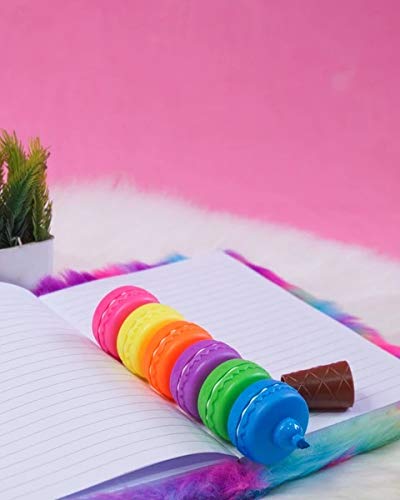 6 Colors Highlighter Marker Pen Chisel Tip for Students