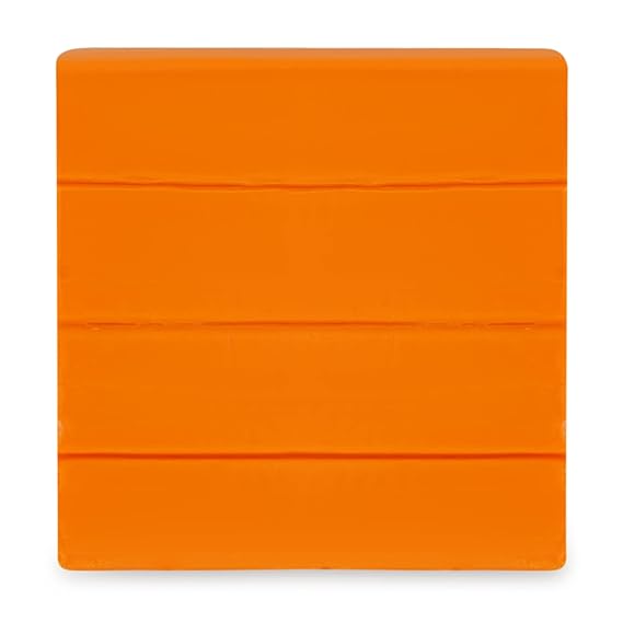 57 Grams (10 Orange) Polymer Clay Oven Bake for Jewlery Making Elastico Series