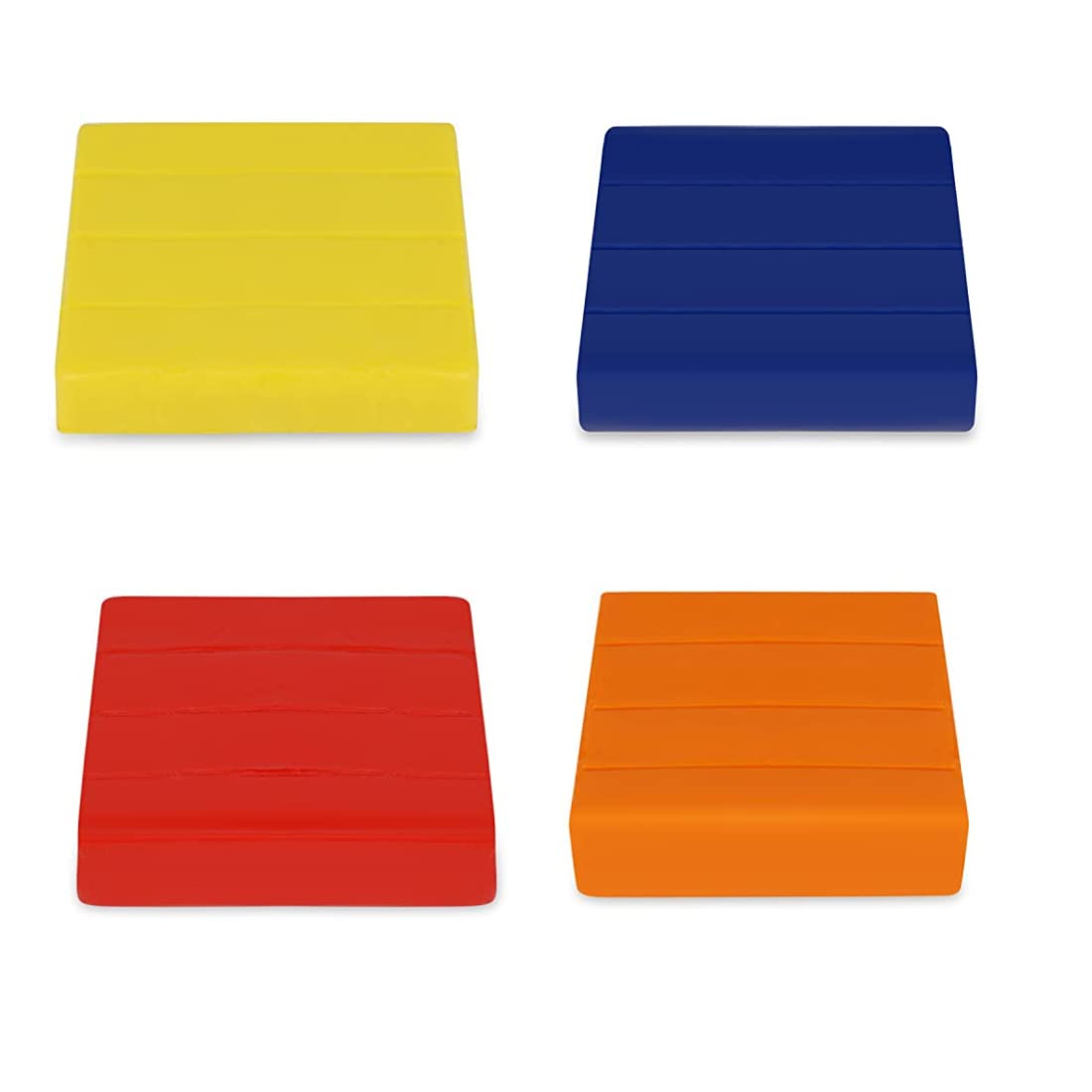 Oytra 4 Colors Polymer Clay Elastico Series Oven Bake Clay 57g/2oz per Colour