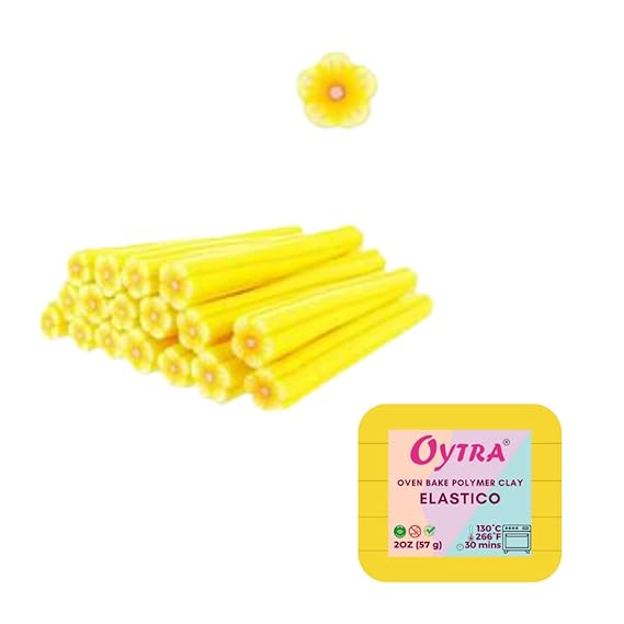 57g Yellow Polymer Clay for Jewelry Making