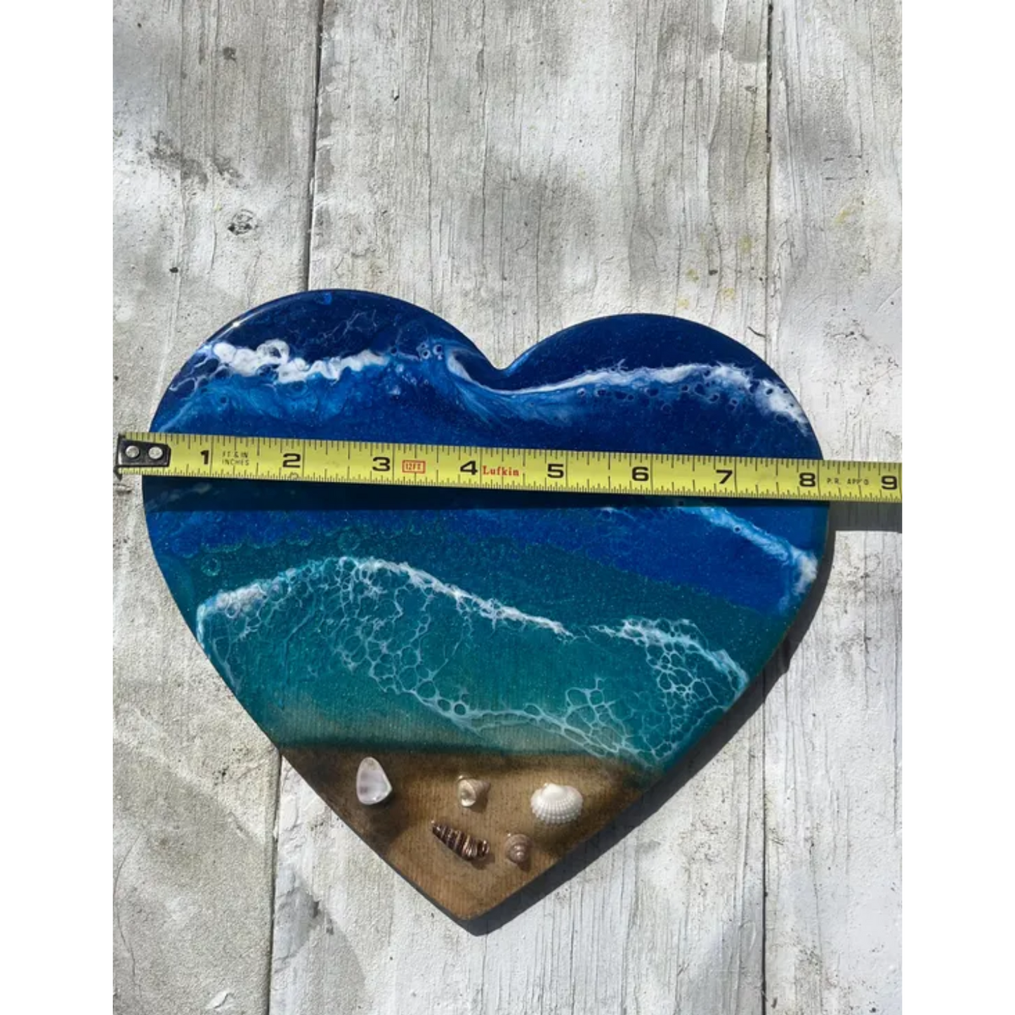 Resin Silicone Mould Heart 5 Inch