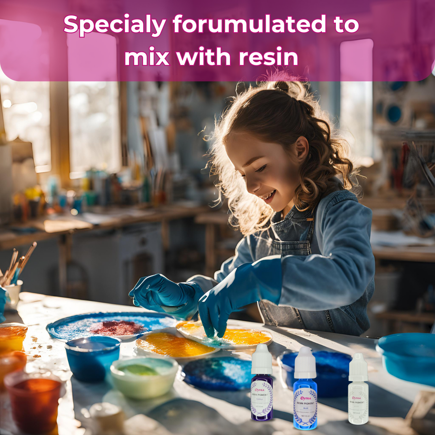 Resin Pigment Set - 6 Color Assortment
