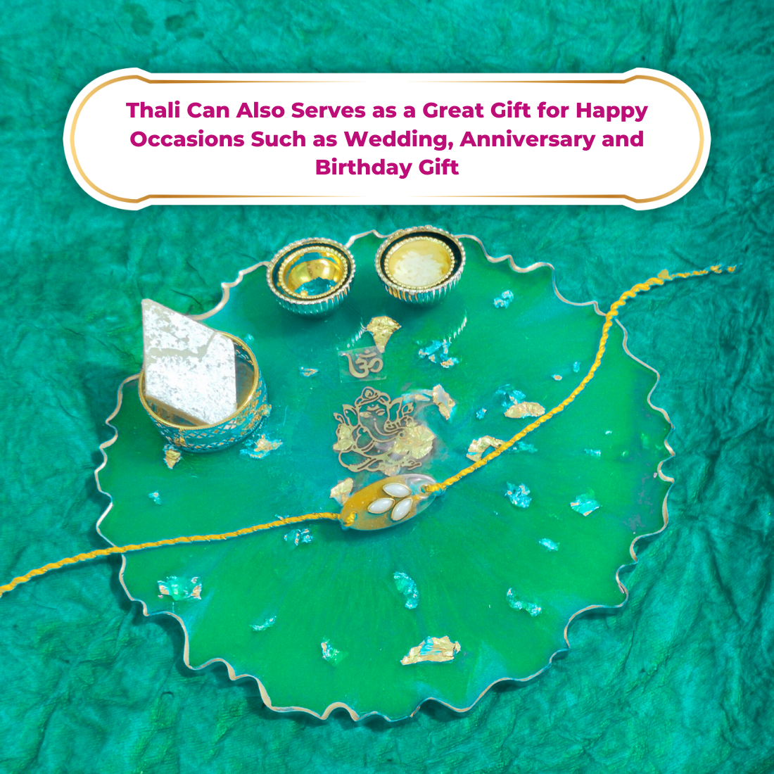 Resin Art Kit Combo - Pooja Thali Making (RESINKIT-27)