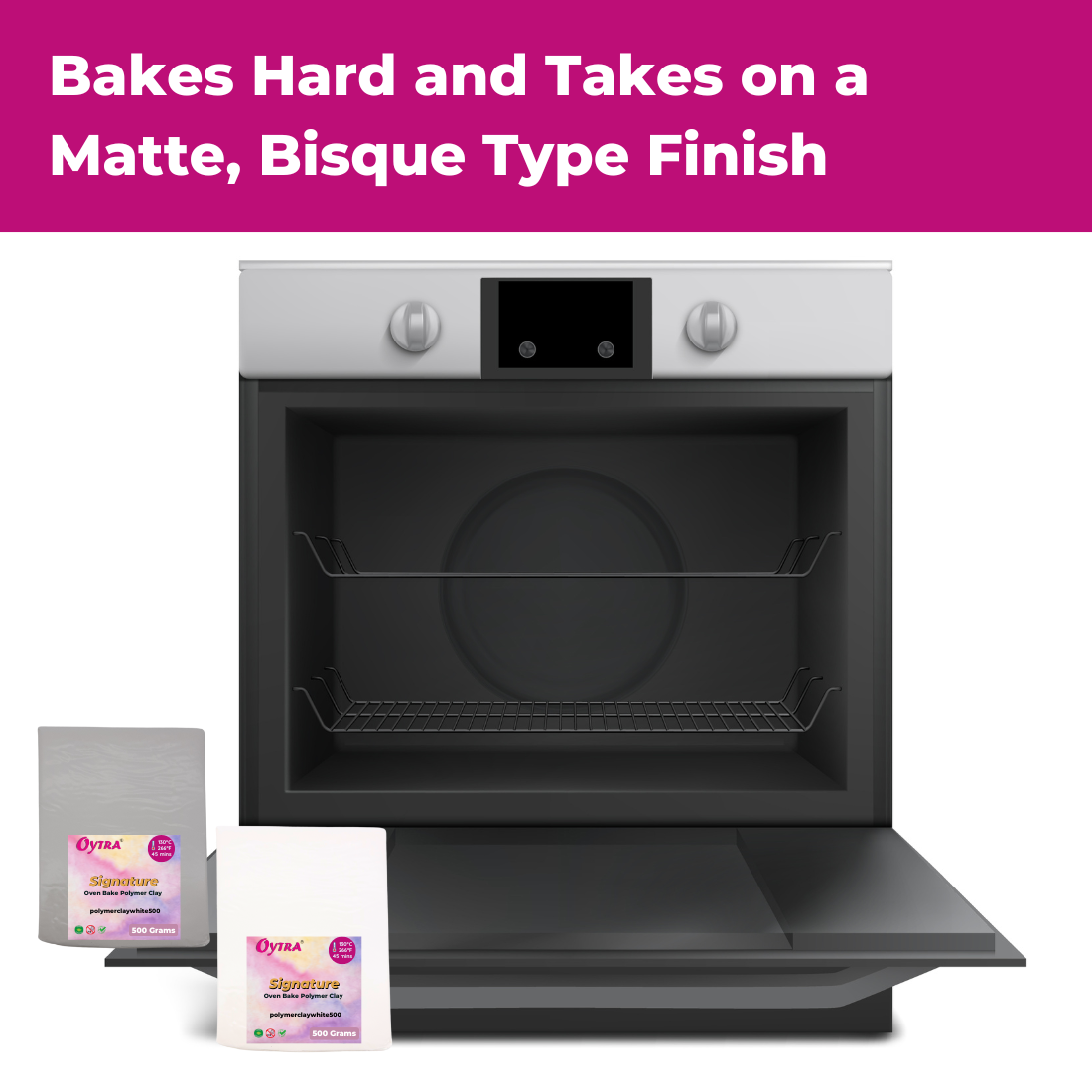 10 Kg Pure White Polymer Oven Bake Clay SIGNATURE Series