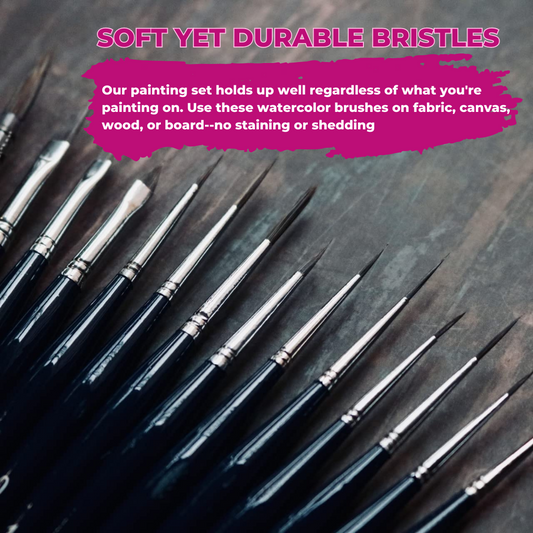 OYTRA Fine Detailing Mini Liner Paintbrush Set of 14