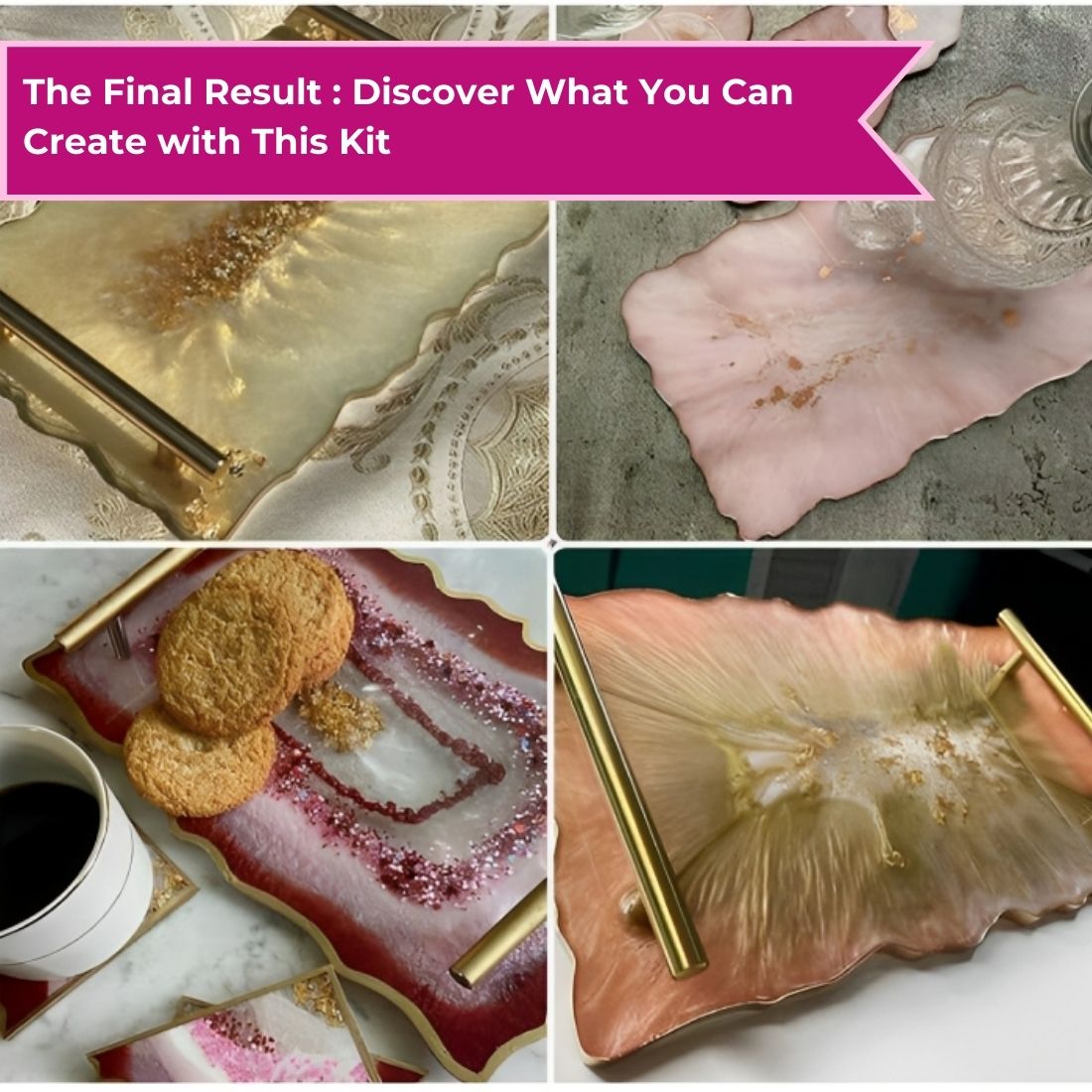 Resin Zigzag Tray Making Kit