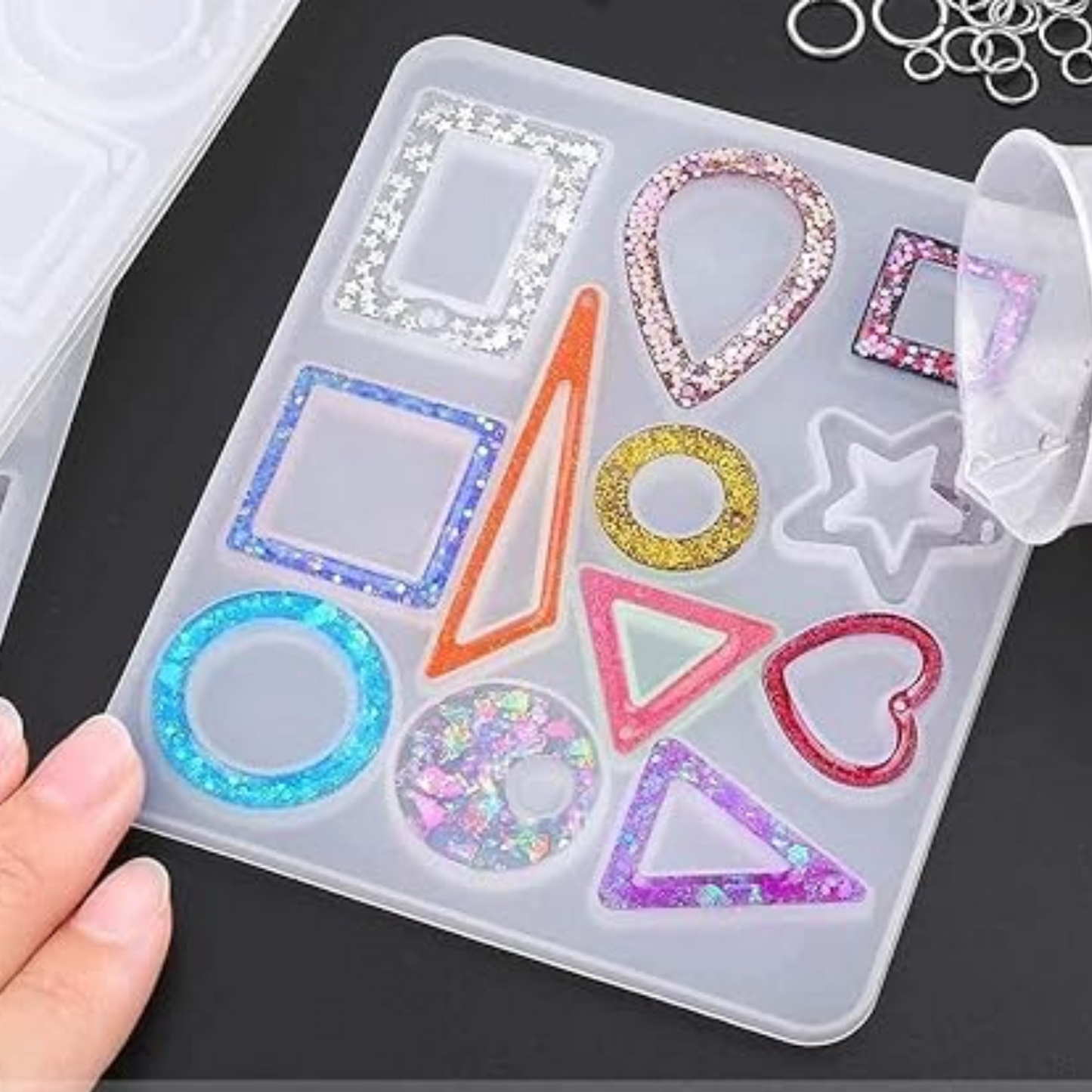 12 Cavity Earring Pendant Mould