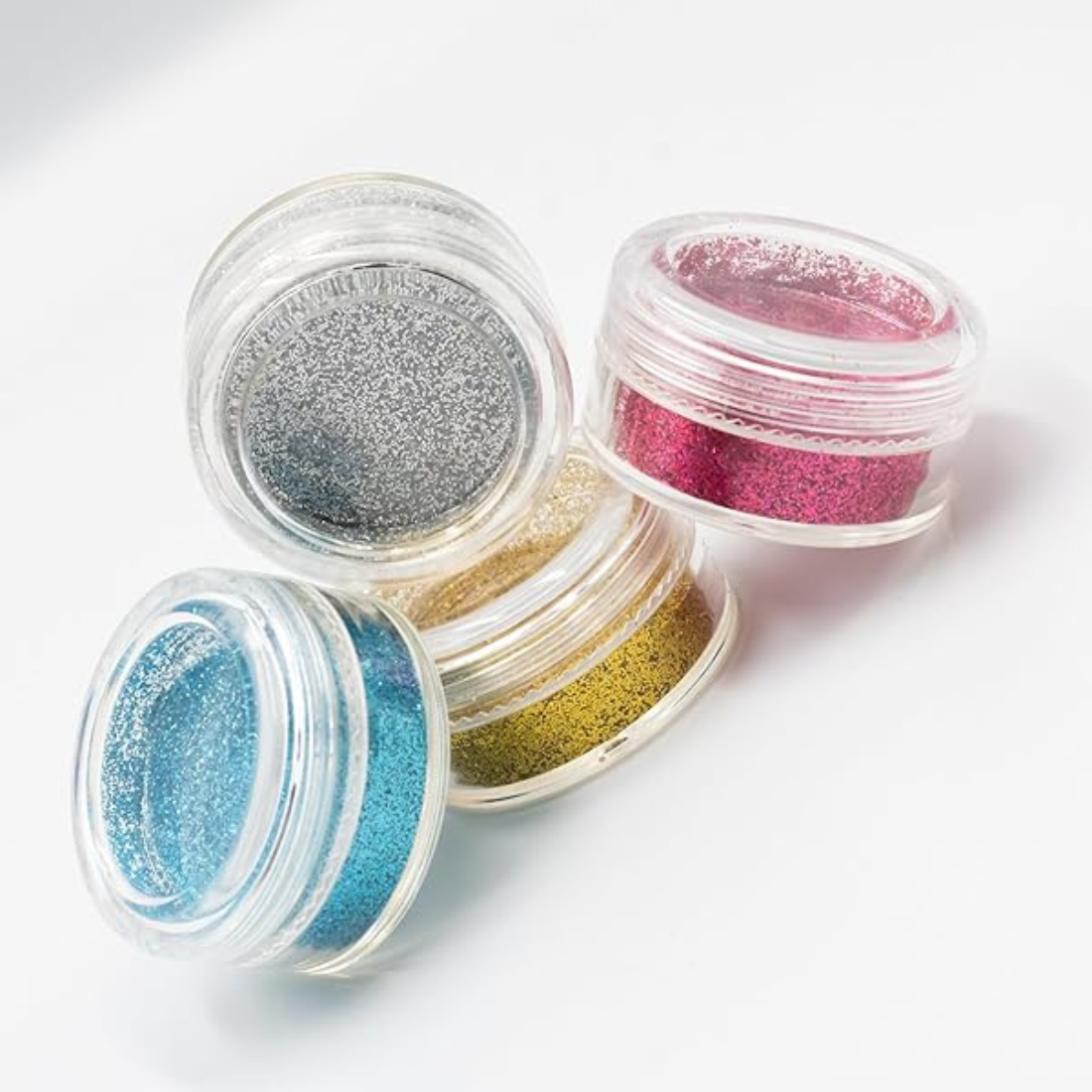 6 Color Glitter Powder Set