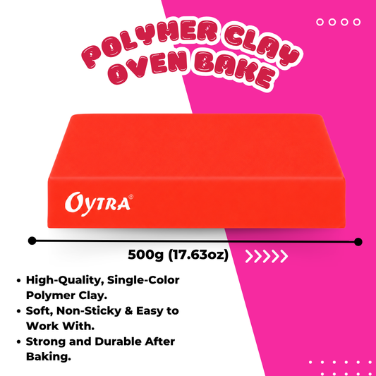 500g Polymer Clay SIGNATURE Series ( 36 Neon Red)