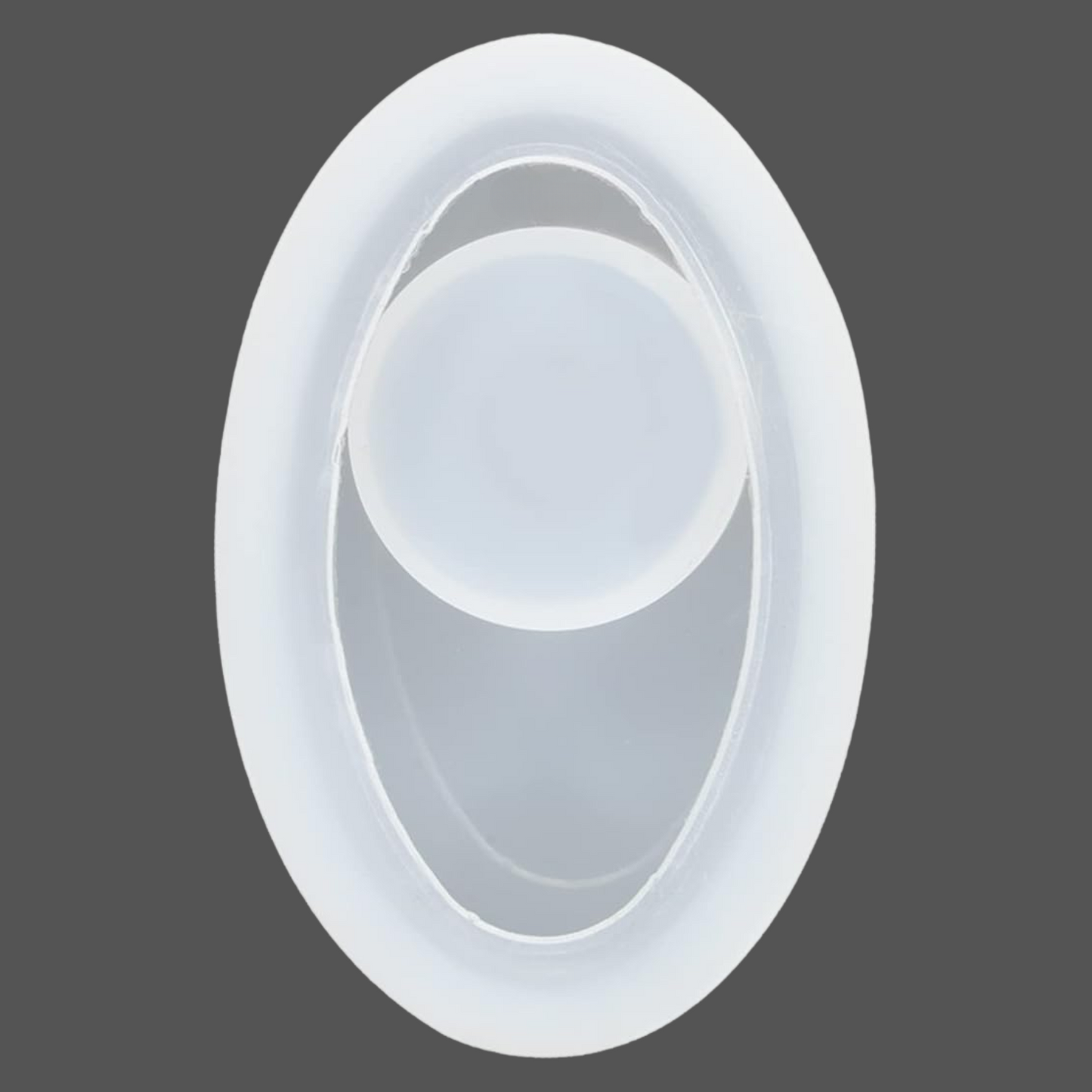 Oval Shape T-Light Candle Silicone Mould