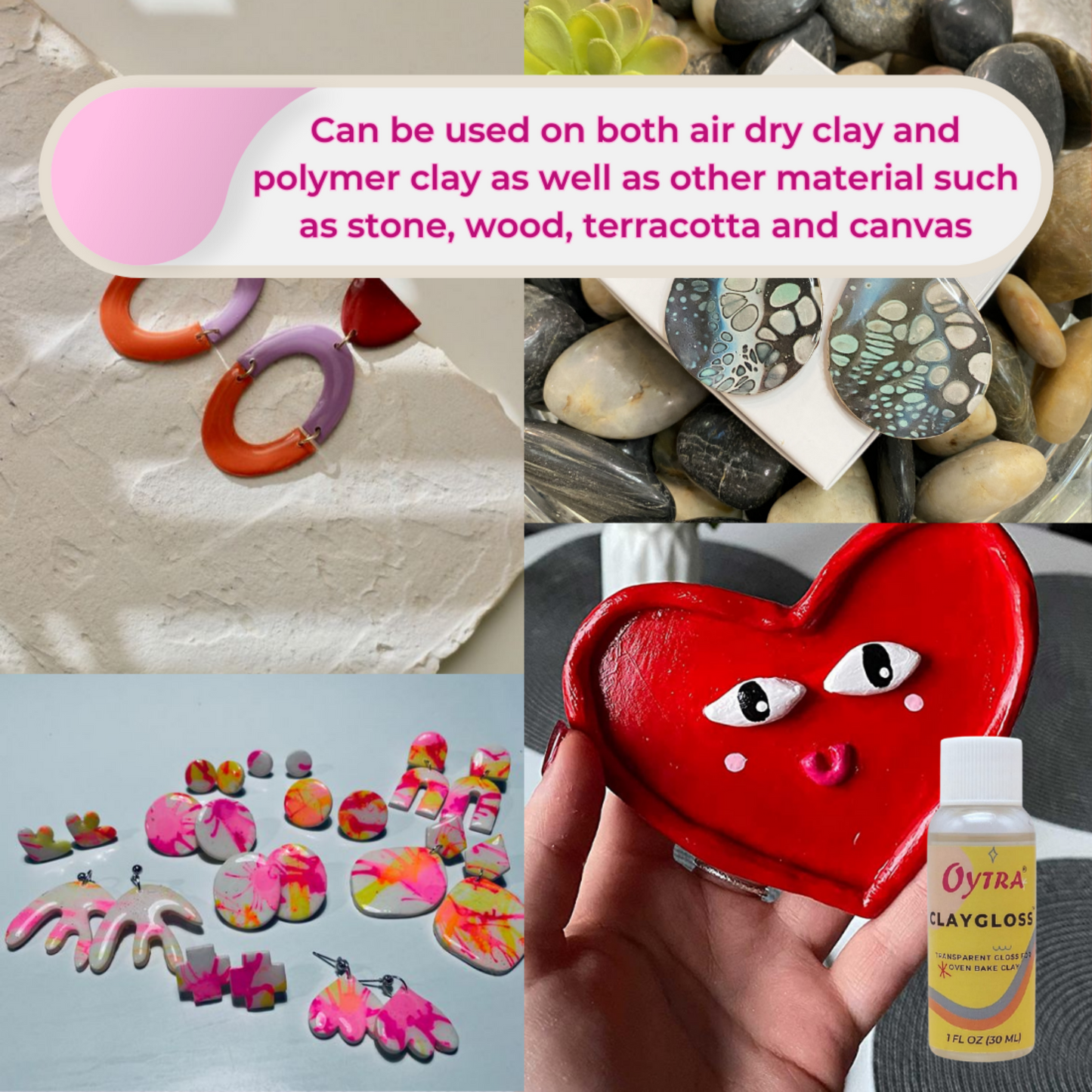 Polymer Clay Afterbake Gloss Glaze Transparent 30 ml
