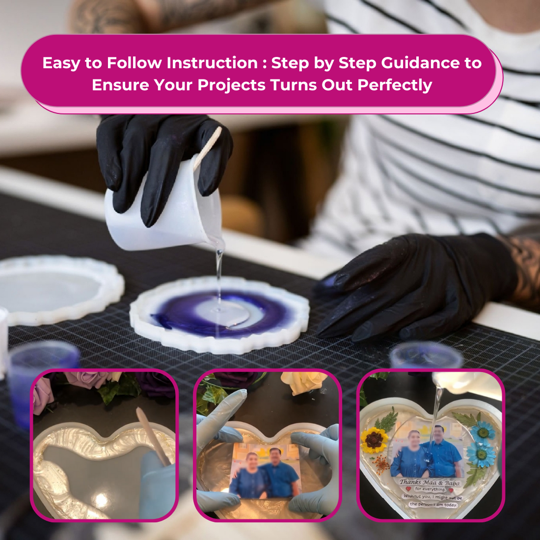 Resin Art Frame Making Kit