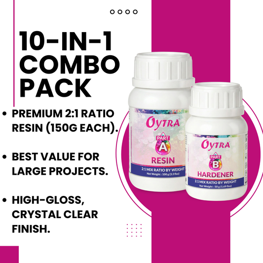 10 x 150 Grams Art Resin Kit