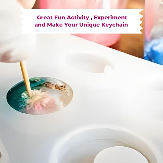 Resin Art Pendant Keychain Making Kit