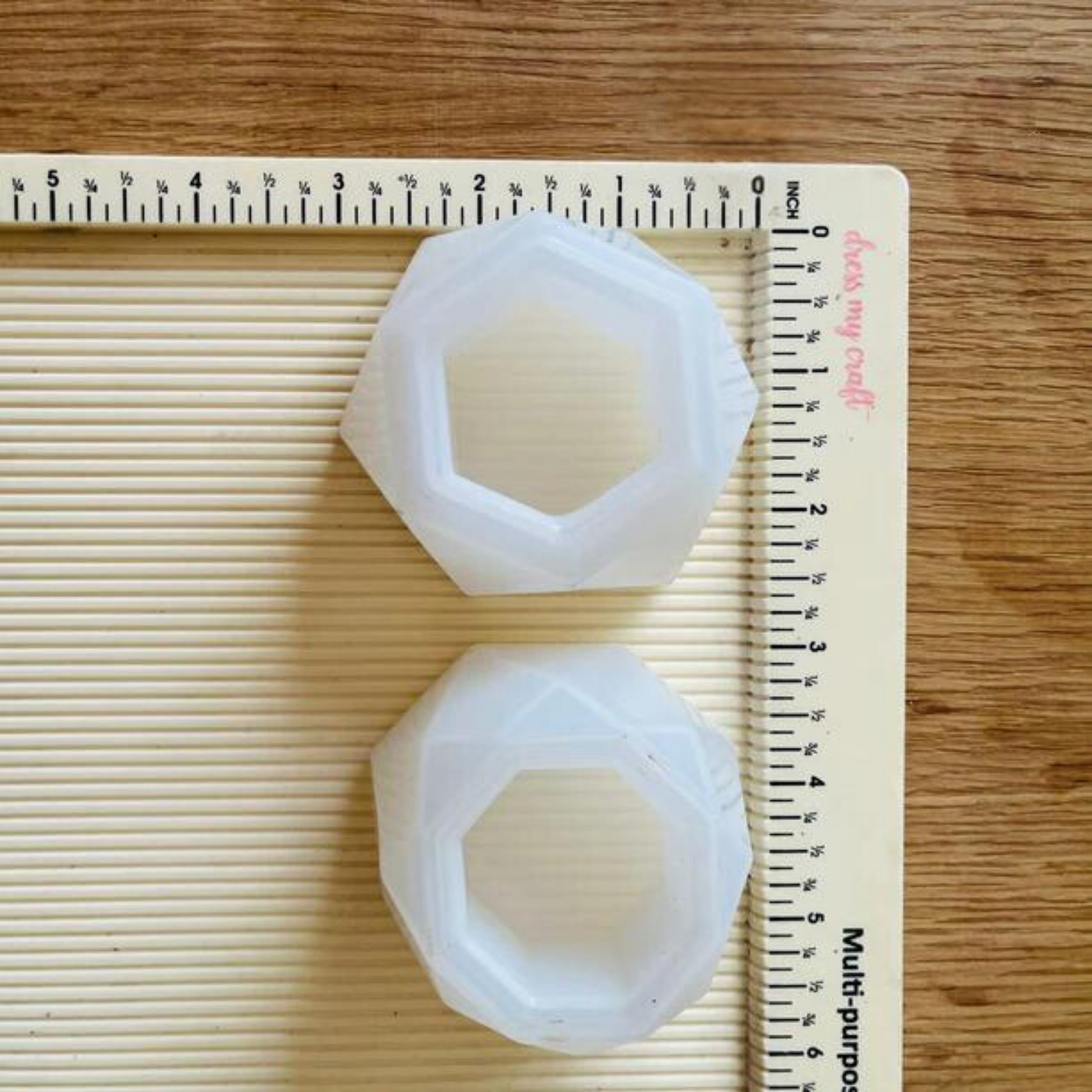 2Pc Tea candle and planter Resin Mould