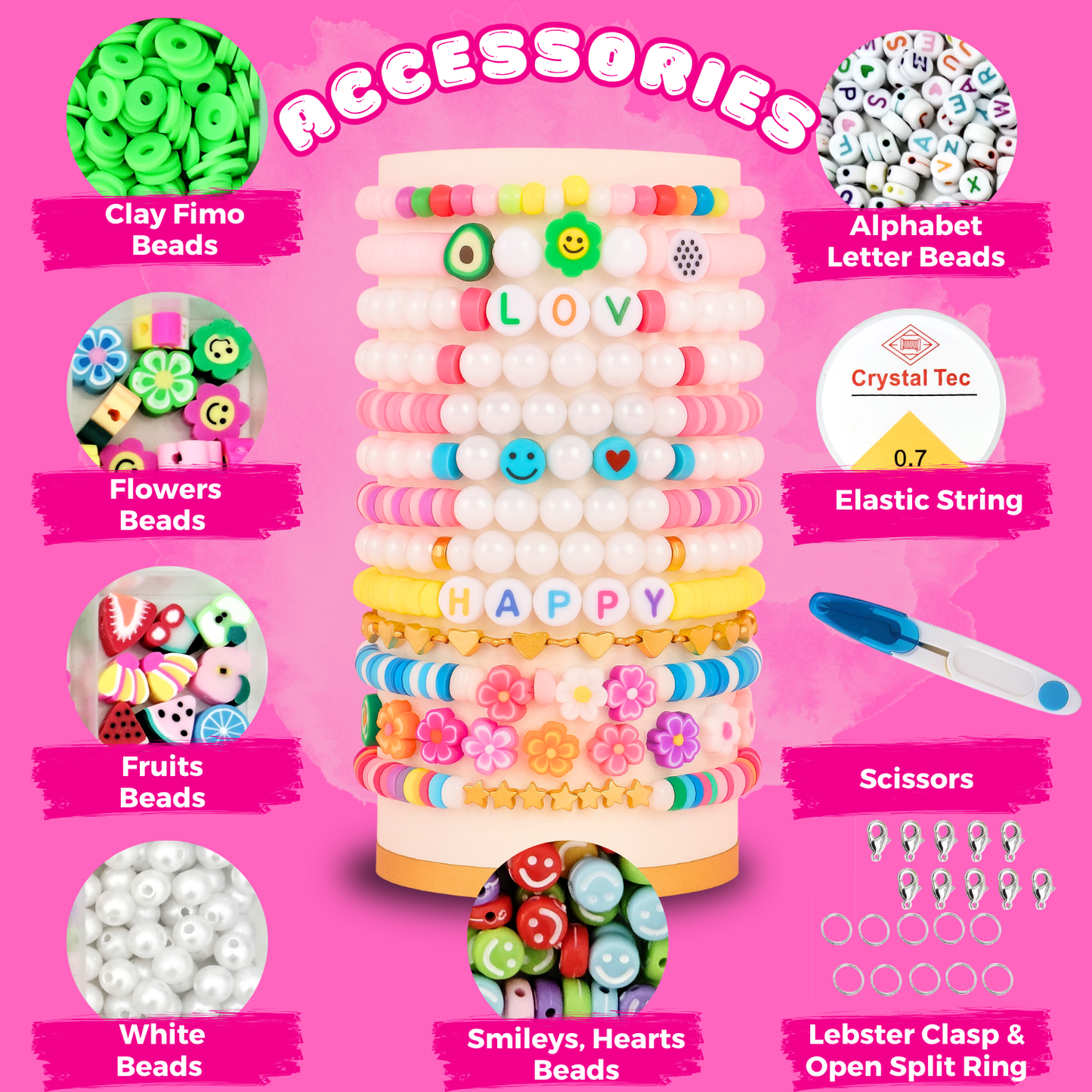 DIY Bracelet Making Kit for Girls