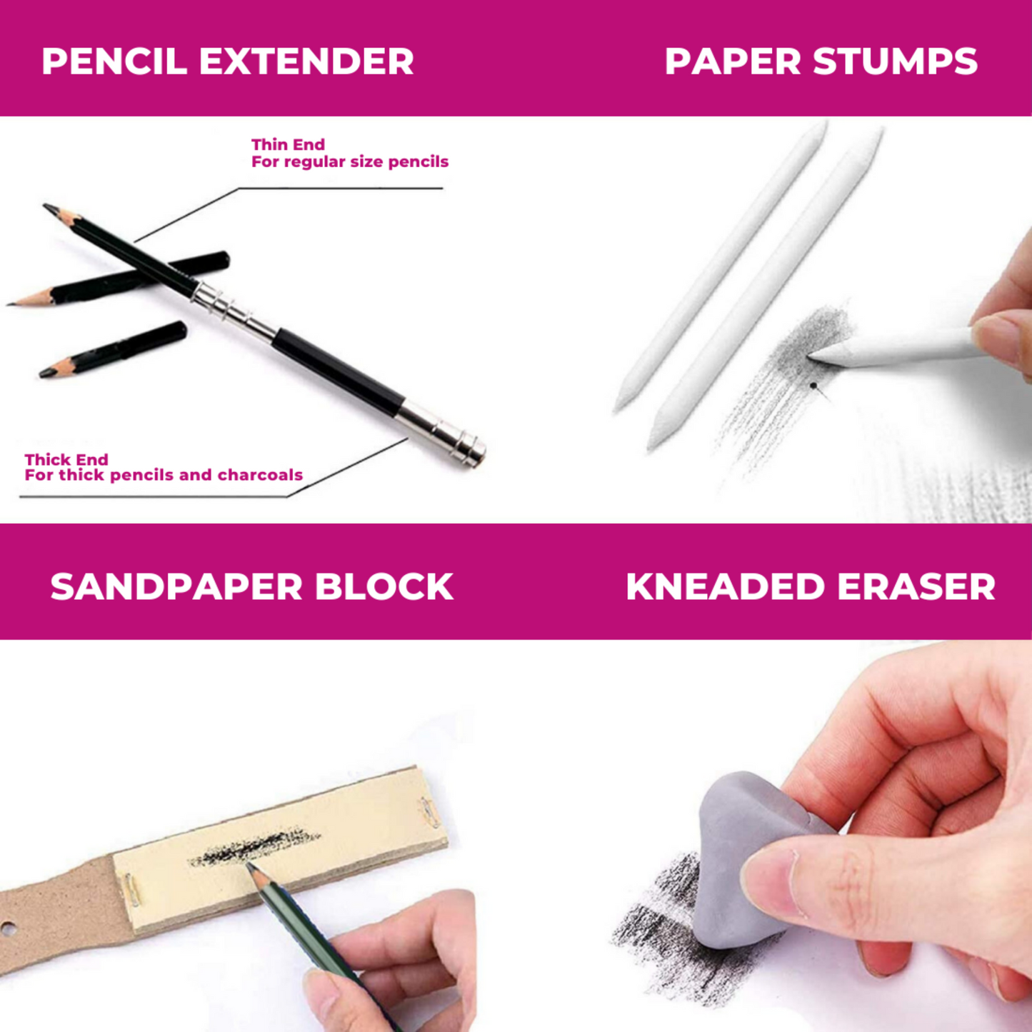 Pencils Drawing Kit 42 Pcs