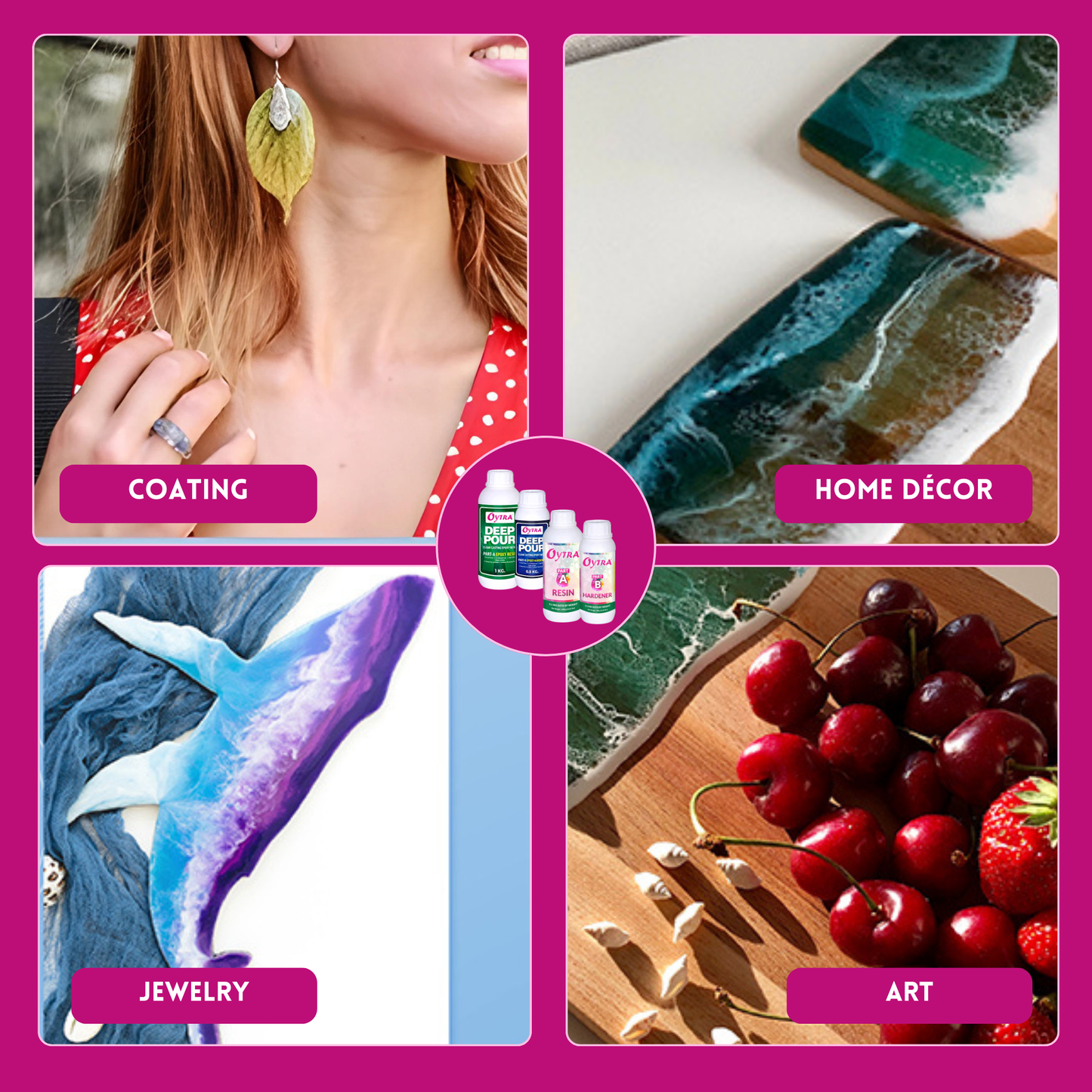 3Kg Deep Pour & Art Resin Hardener Combo