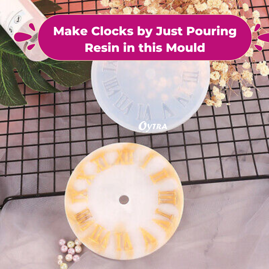 Oytra Clock Resin Mould