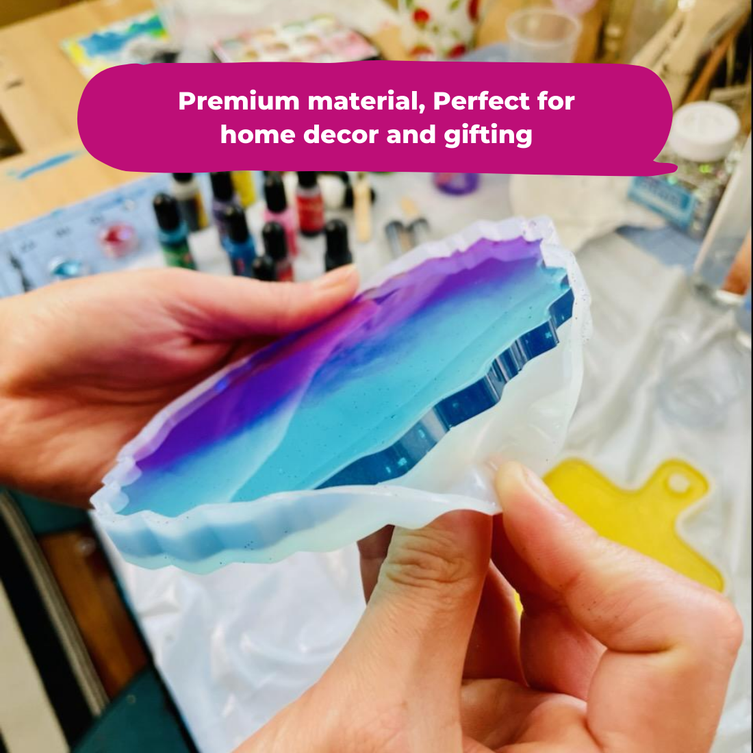 Resin Art Coaster Making Kit