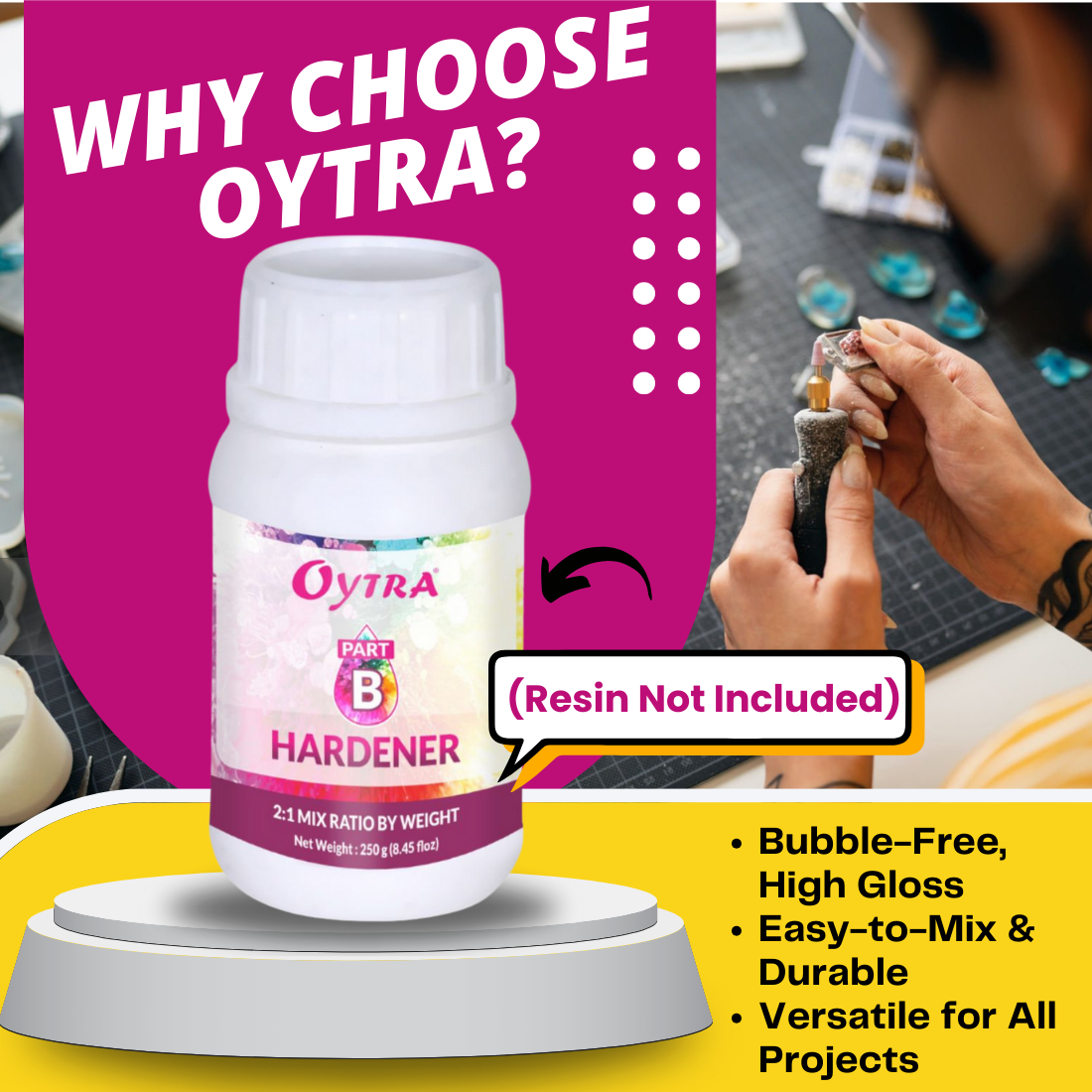 250 Grams Only Hardener Part B