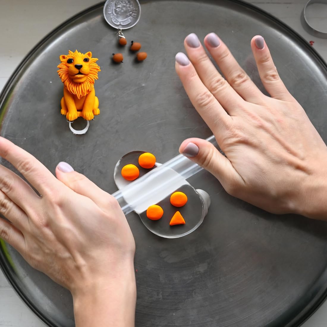 Red and Yellow Polymer Clay Elastico Series 57g / 2OZ Oven Bake Clay