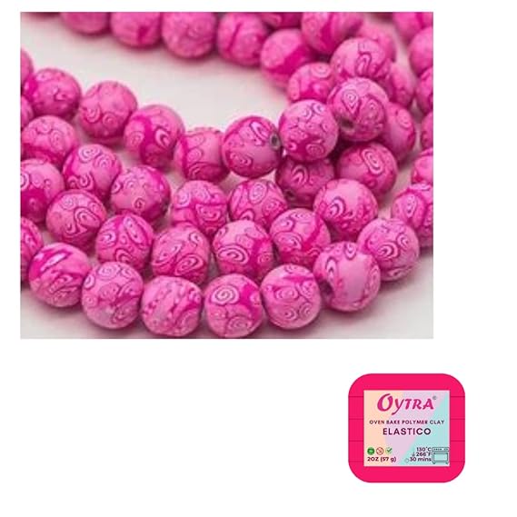 57g Pink Polymer Clay for Jewelry Making