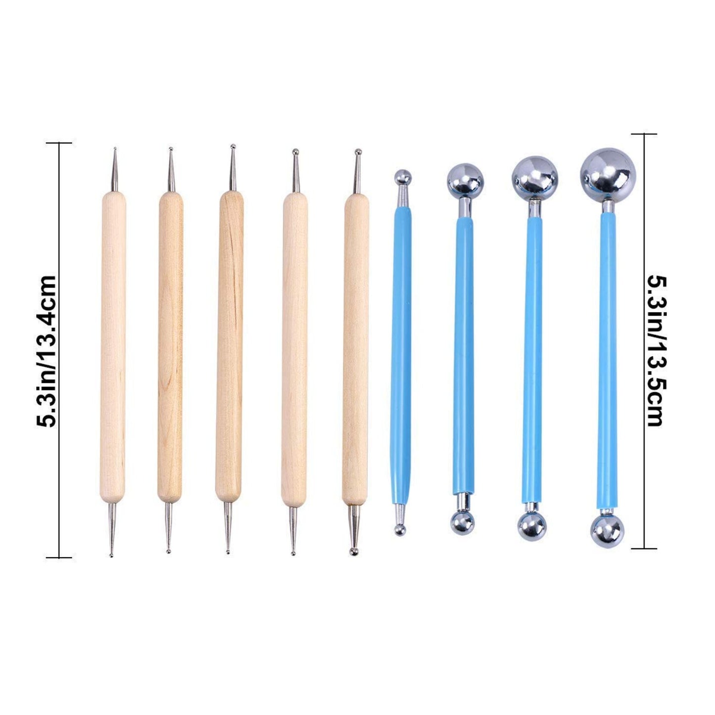 17 Piece Ball and Wood Dotting and Mandala Tool Set