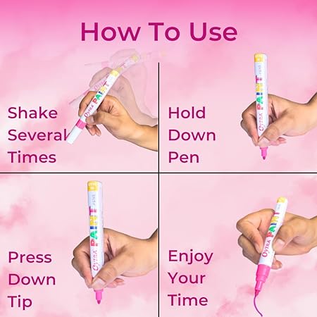 Oytra Paint Marker Pens - Black & White