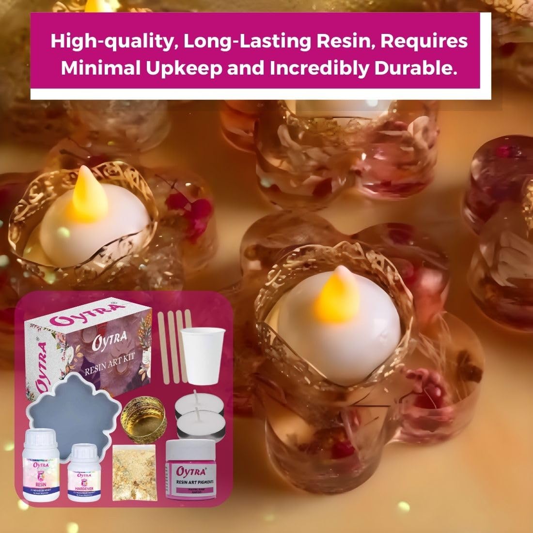 Resin Art Kit Combo - Home Decor Making ( RESINKIT-28 )