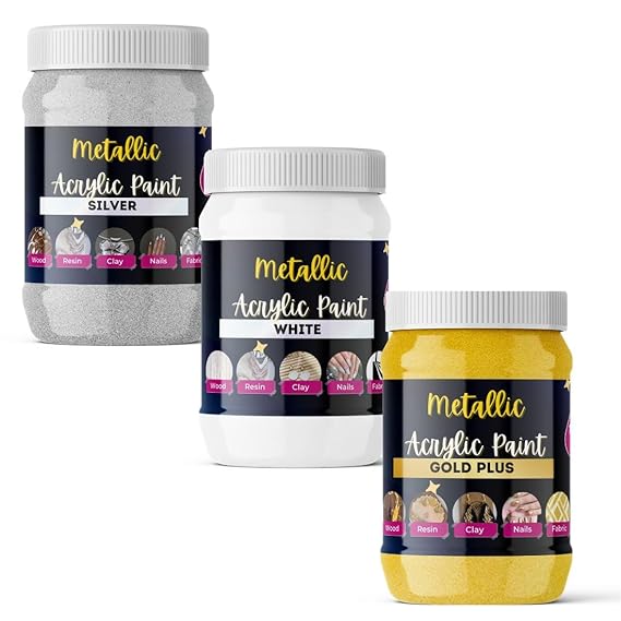 Oytra Metallic Acrylic Color Paint Metal Colours