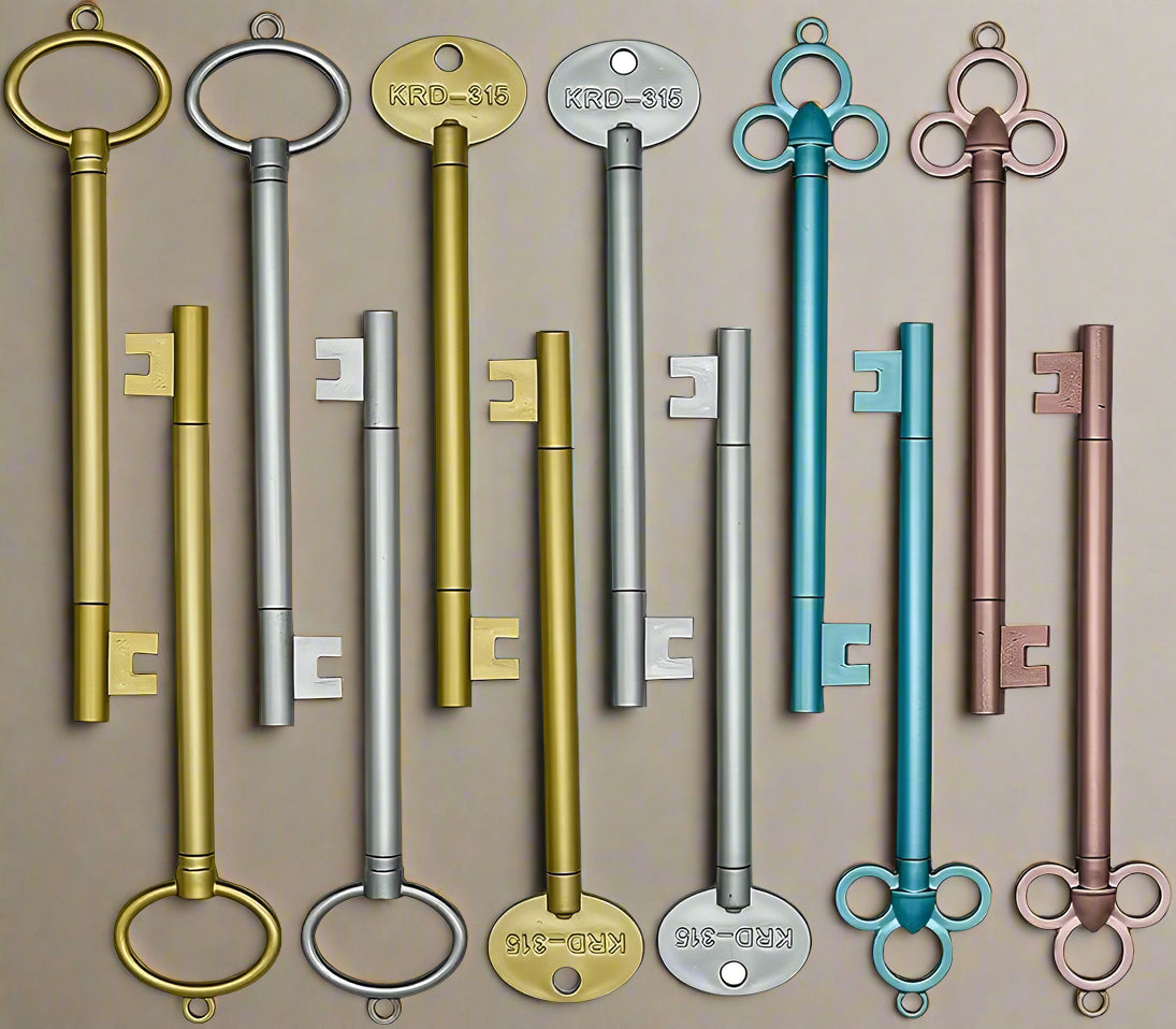 Key Gel Pens Fancy 12 Pcs/Set