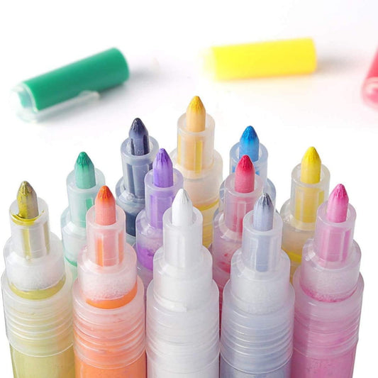 Acrylic Paint Marker 12 Pen/Set 0.7-1mm