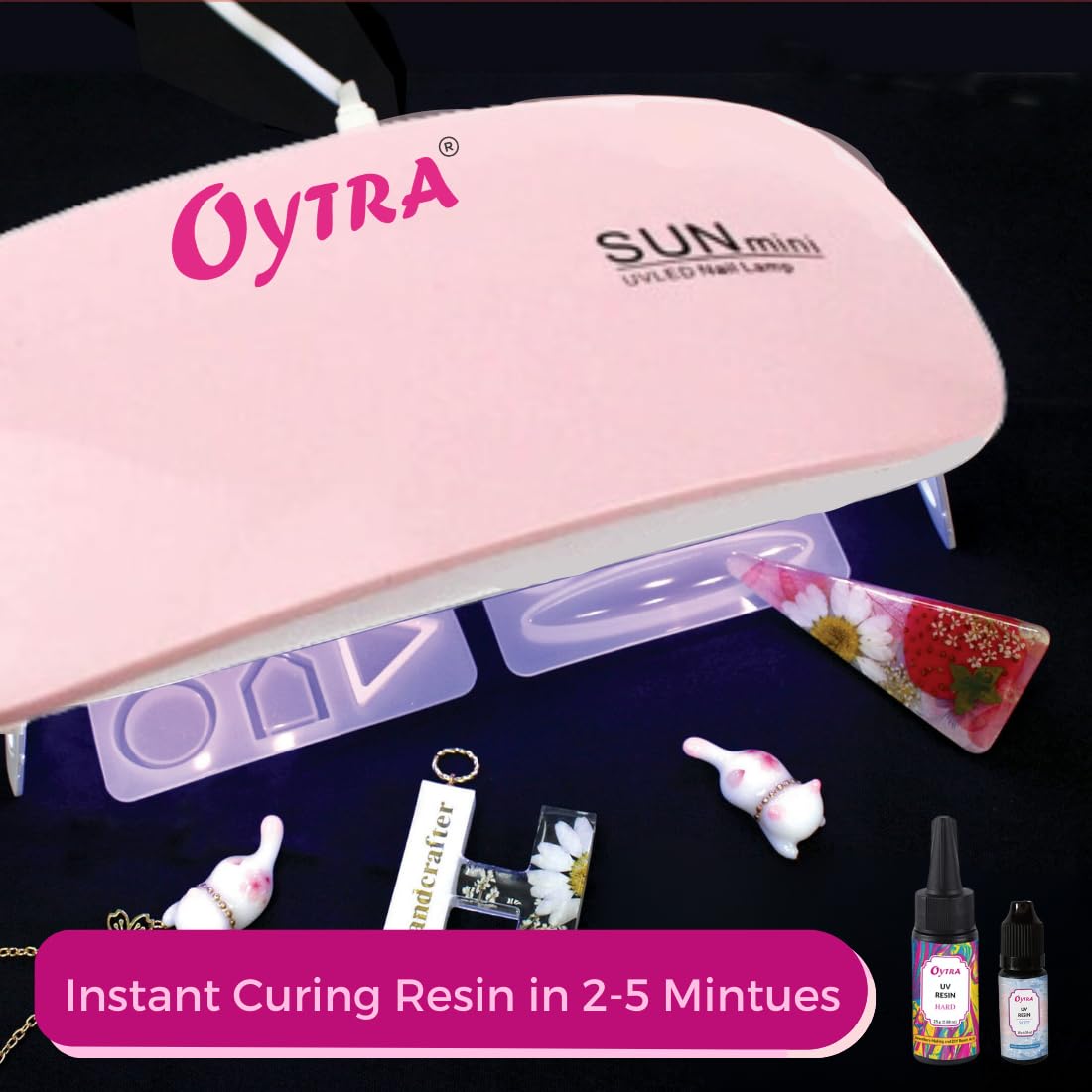 Oytra UV Resin Hard Soft Combo with Lamp