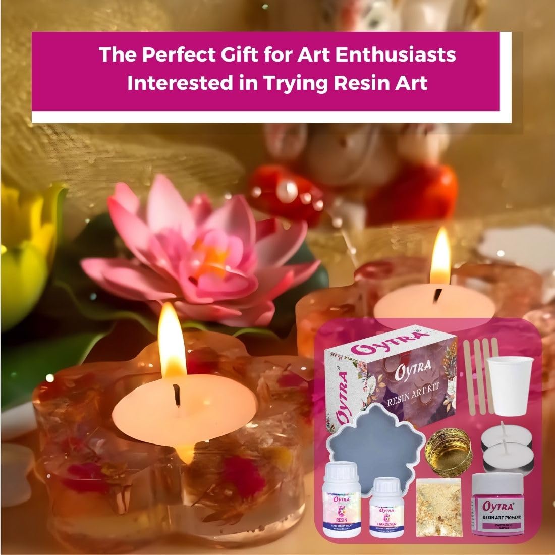 Resin Art Kit Combo - Home Decor Making ( RESINKIT-28 )
