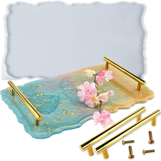 Resin Tray Mould Metal Handle