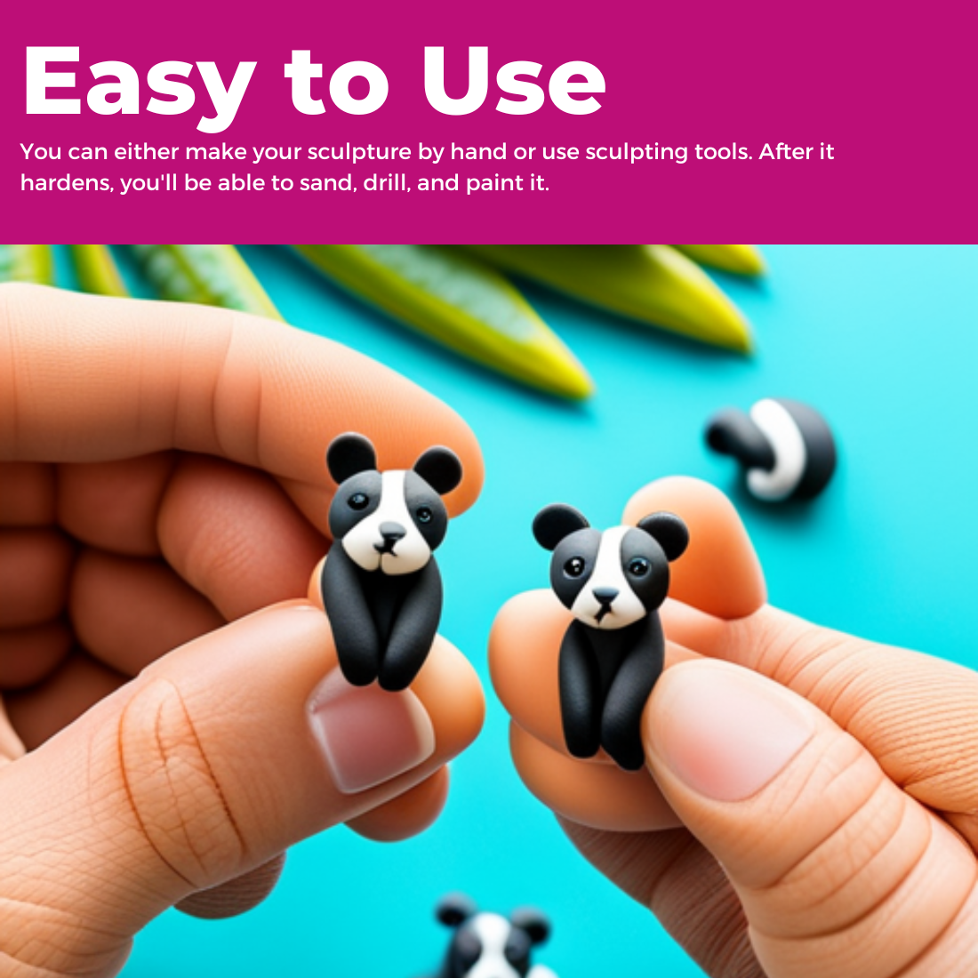 10 Kg Pure White Polymer Oven Bake Clay SIGNATURE Series