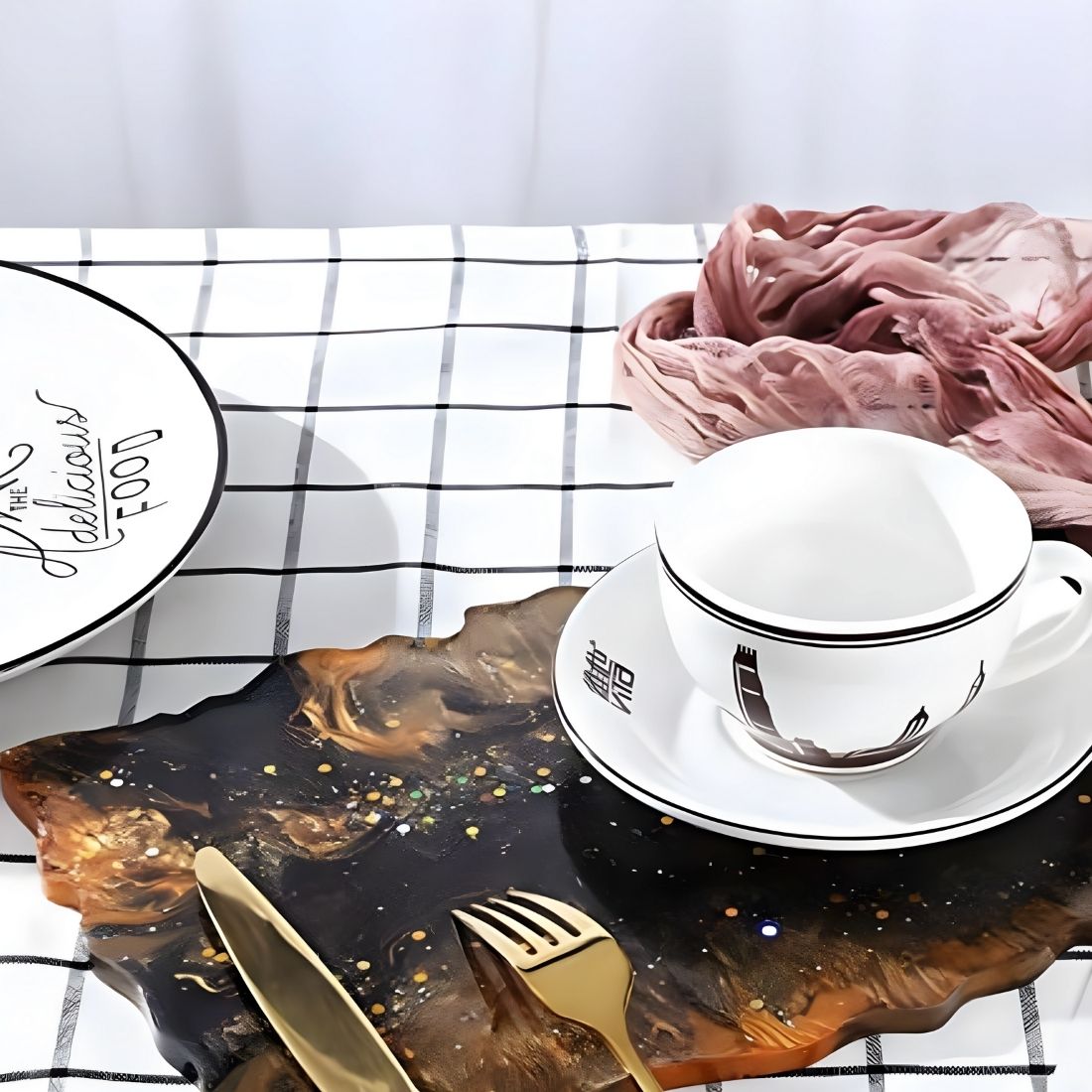 Big Serving Tray Mold for Resin Art