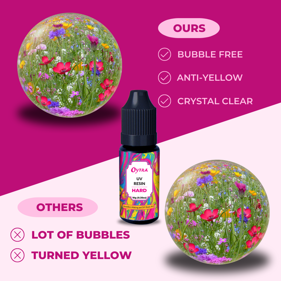 10 Grams x 3 UV Resin Hard for DIY Jewelry Craft