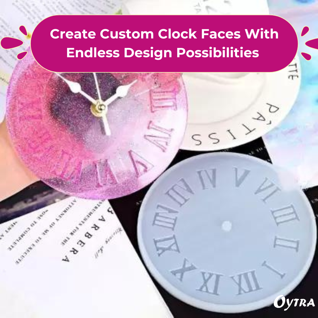 Oytra Clock Resin Mould