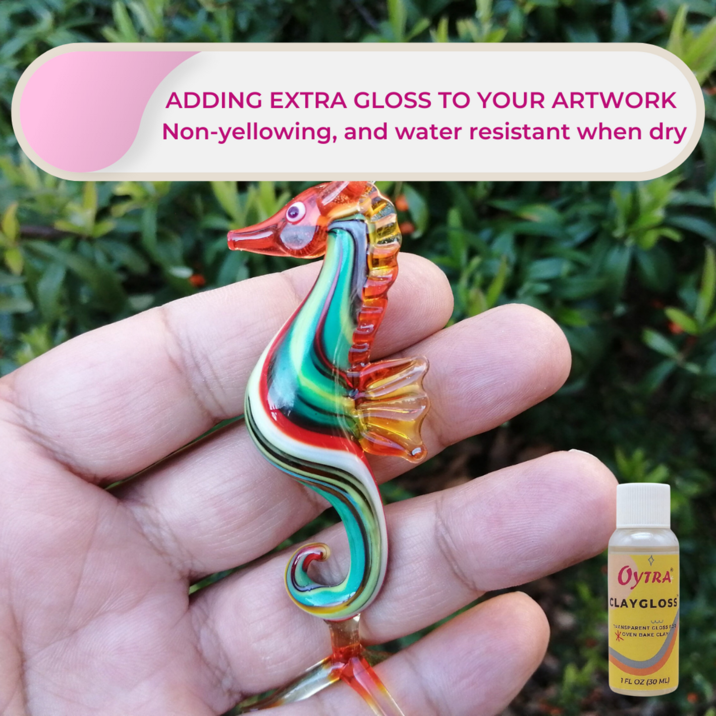 Polymer Clay Afterbake Gloss Glaze Transparent 30 ml