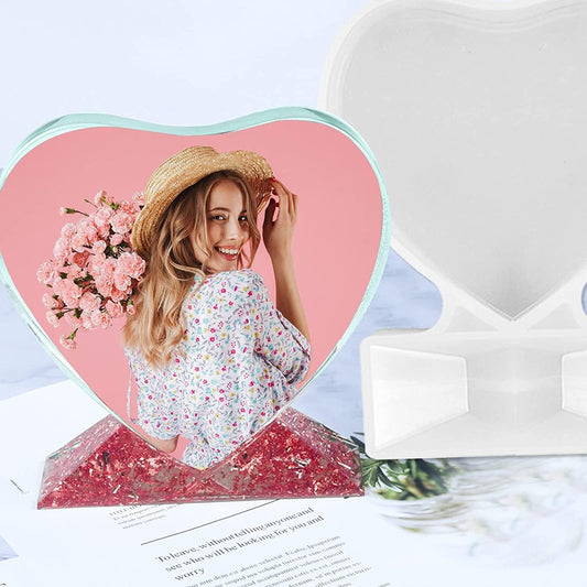 Heart with Frame Silicone Mould