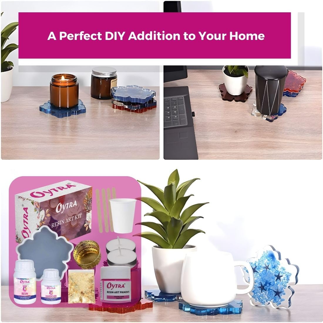 Resin Art Kit Combo - Home Decor Making ( RESINKIT-28 )