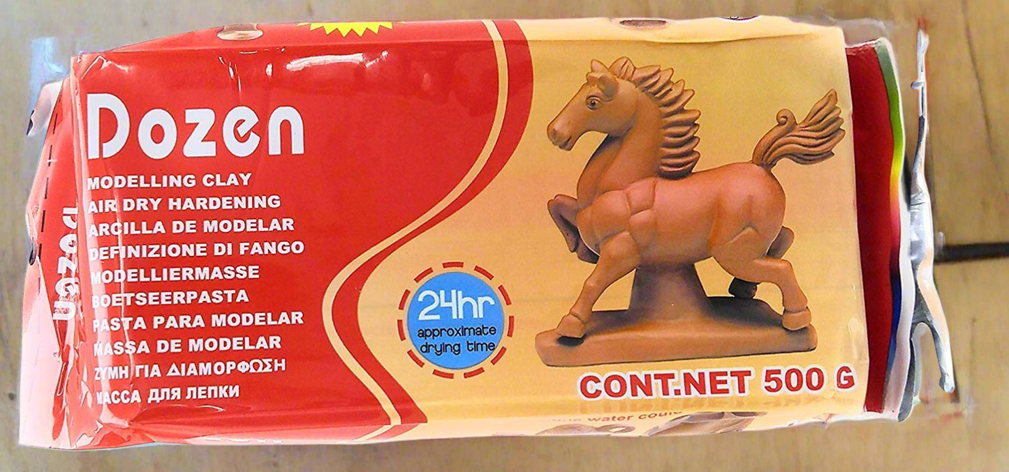 Air Dry Clay Brown 500 Grams