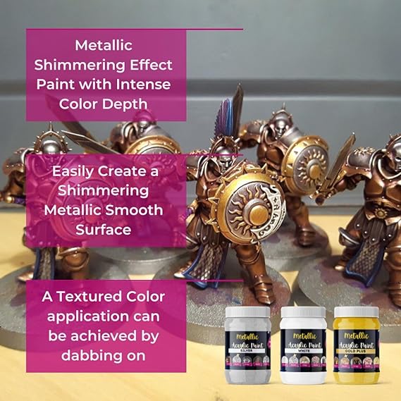 Oytra Metallic Acrylic Color Paint Metal Colours