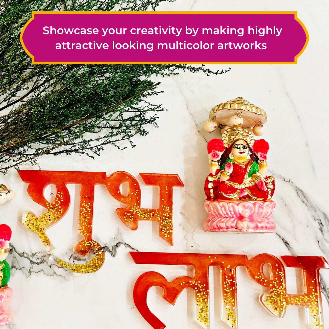 Resin Art Kit - Subh Labh Making DIY Set Combo (RESINKIT-21)