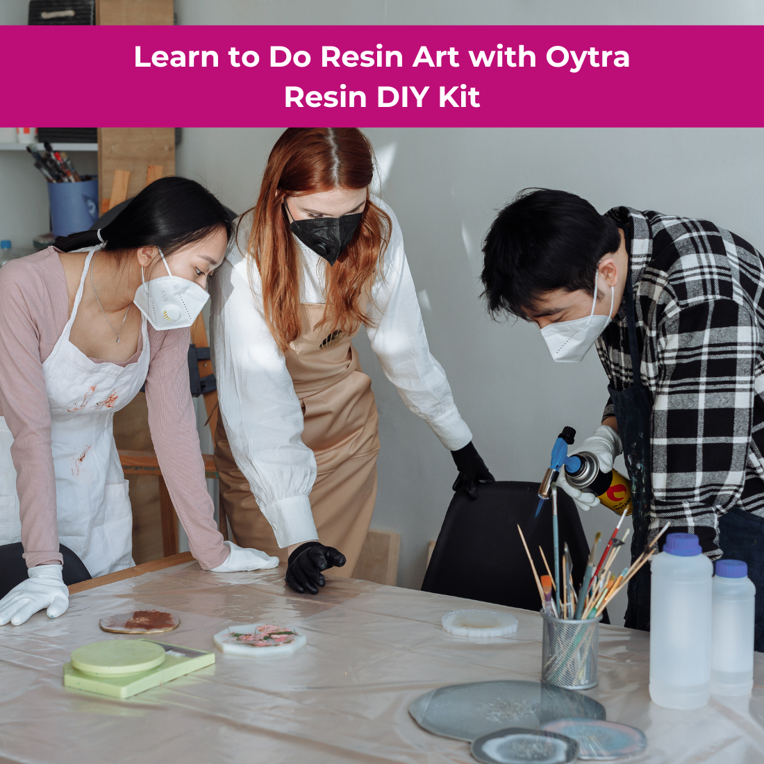 Resin Art Coaster Making Kit